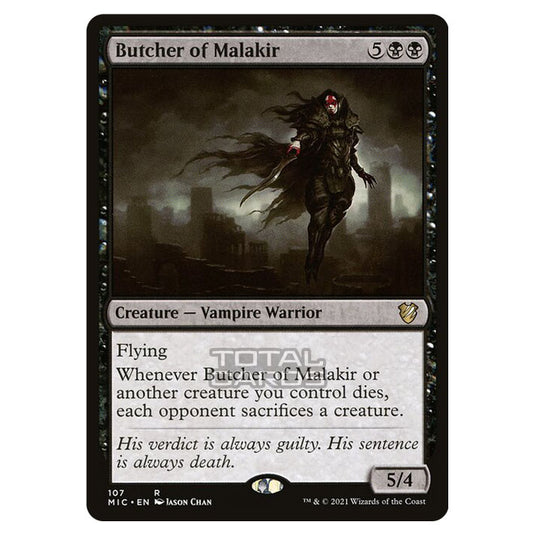 Magic The Gathering - Innistrad - Midnight Hunt - Commander - Butcher of Malakir - 107/38