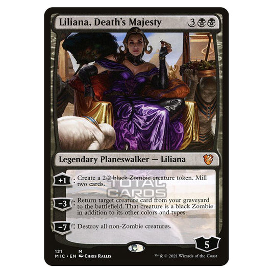 Magic The Gathering - Innistrad - Midnight Hunt - Commander - Liliana, Death's Majesty - 121/38