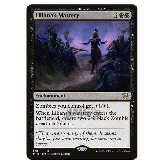 Magic The Gathering - Innistrad - Midnight Hunt - Commander - Liliana's Mastery - 123/38