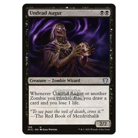 Magic The Gathering - Innistrad - Midnight Hunt - Commander - Undead Augur - 130/38