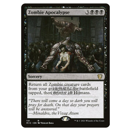 Magic The Gathering - Innistrad - Midnight Hunt - Commander - Zombie Apocalypse - 131/38