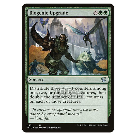 Magic The Gathering - Innistrad - Midnight Hunt - Commander - Biogenic Upgrade - 135/38