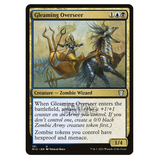 Magic The Gathering - Innistrad - Midnight Hunt - Commander - Gleaming Overseer - 151/38