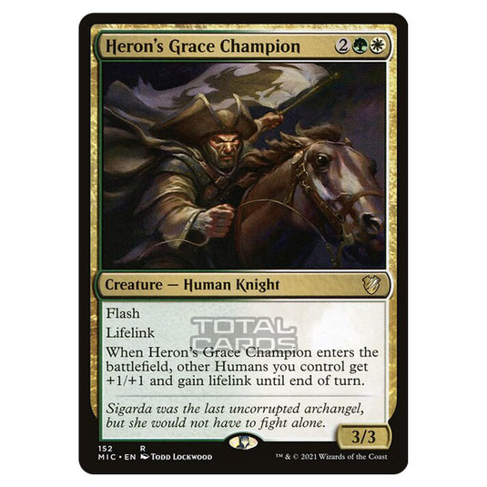 Magic The Gathering - Innistrad - Midnight Hunt - Commander - Heron's Grace Champion - 152/38