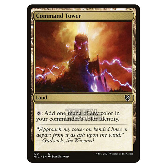 Magic The Gathering - Innistrad - Midnight Hunt - Commander - Command Tower - 170/38