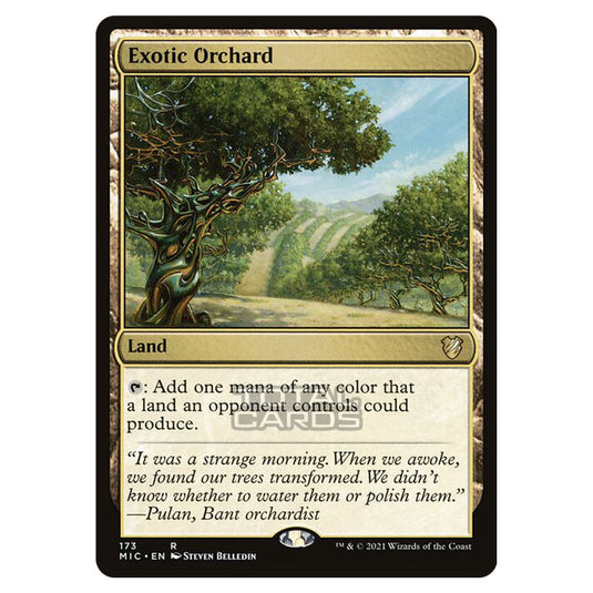 Magic The Gathering - Innistrad - Midnight Hunt - Commander - Exotic Orchard - 173/38