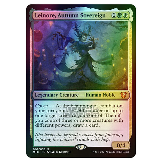 Magic The Gathering - Innistrad - Midnight Hunt - Commander - Leinore, Autumn Sovereign - 1/38 (Foil)