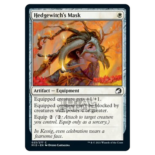 Magic The Gathering - Innistrad - Midnight Hunt - Hedgewitch's Mask - 23/277