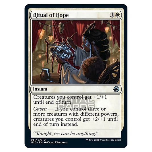 Magic The Gathering - Innistrad - Midnight Hunt - Ritual of Hope - 31/277