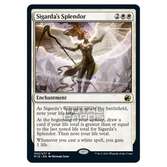 Magic The Gathering - Innistrad - Midnight Hunt - Sigarda's Splendor - 33/277