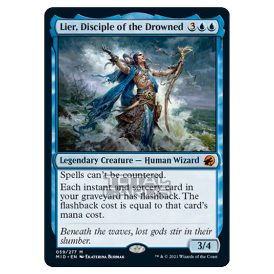 Magic The Gathering - Innistrad - Midnight Hunt - Lier, Disciple of the Drowned - 59/277