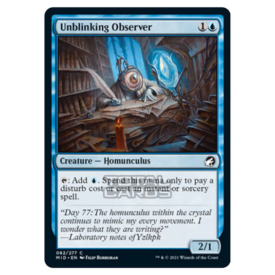 Magic The Gathering - Innistrad - Midnight Hunt - Unblinking Observer - 82/277