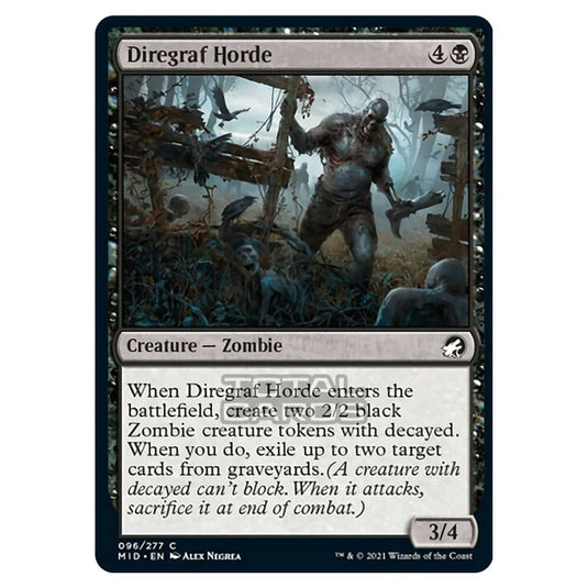 Magic The Gathering - Innistrad - Midnight Hunt - Diregraf Horde - 96/277