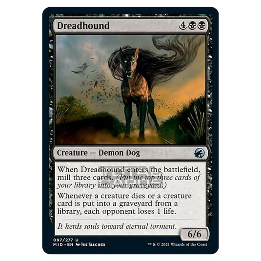 Magic The Gathering - Innistrad - Midnight Hunt - Dreadhound - 97/277