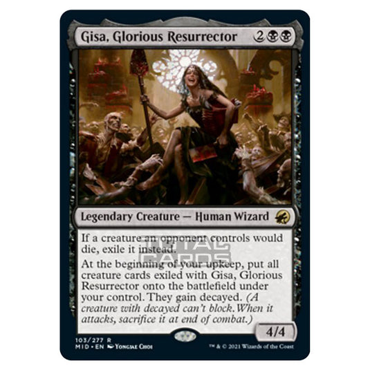 Magic The Gathering - Innistrad - Midnight Hunt - Gisa, Glorious Resurrector - 103/277