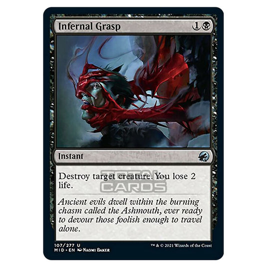 Magic The Gathering - Innistrad - Midnight Hunt - Infernal Grasp - 107/277