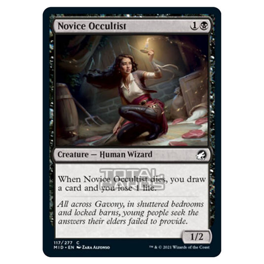 Magic The Gathering - Innistrad - Midnight Hunt - Novice Occultist - 117/277