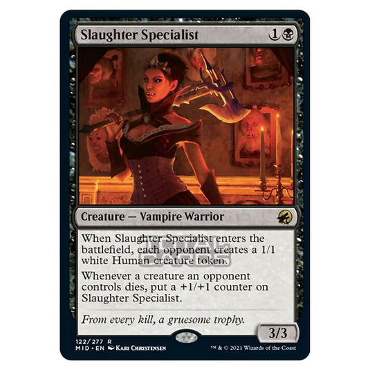 Magic The Gathering - Innistrad - Midnight Hunt - Slaughter Specialist - 122/277