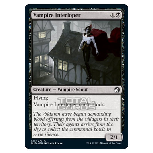 Magic The Gathering - Innistrad - Midnight Hunt - Vampire Interloper - 125/277