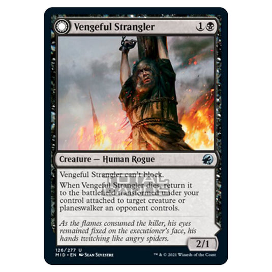 Magic The Gathering - Innistrad - Midnight Hunt - Vengeful Strangler // Strangling Grasp - 126/277