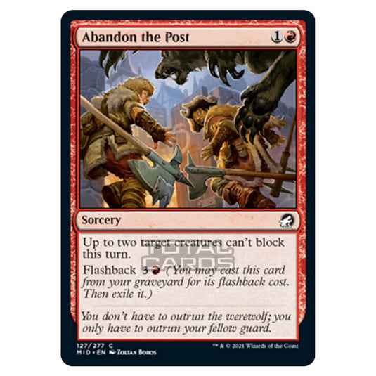 Magic The Gathering - Innistrad - Midnight Hunt - Abandon the Post - 127/277