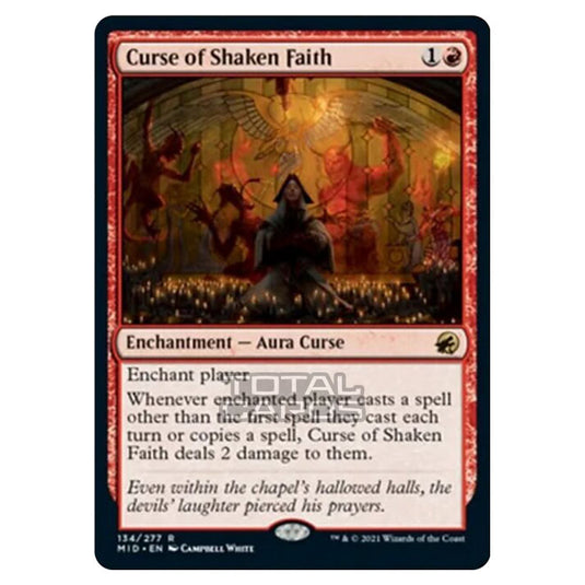 Magic The Gathering - Innistrad - Midnight Hunt - Curse of Shaken Faith - 134/277