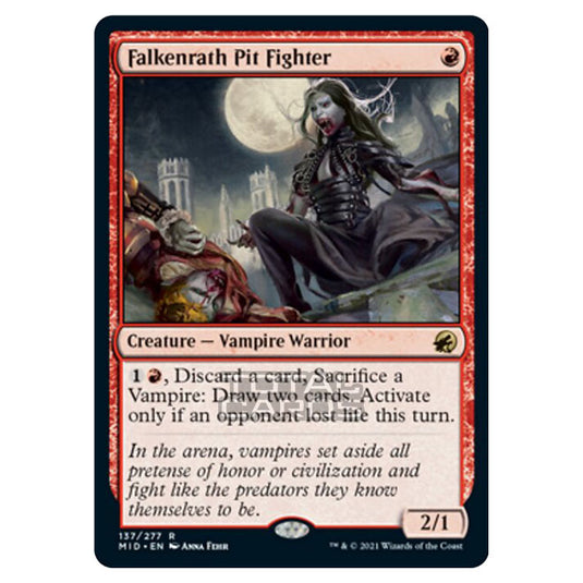 Magic The Gathering - Innistrad - Midnight Hunt - Falkenrath Pit Fighter - 137/277