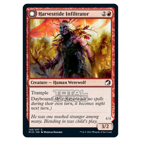 Magic The Gathering - Innistrad - Midnight Hunt - Harvesttide Infiltrator // Harvesttide Assailant - 143/277