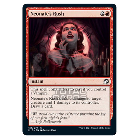 Magic The Gathering - Innistrad - Midnight Hunt - Neonate's Rush - 151/277