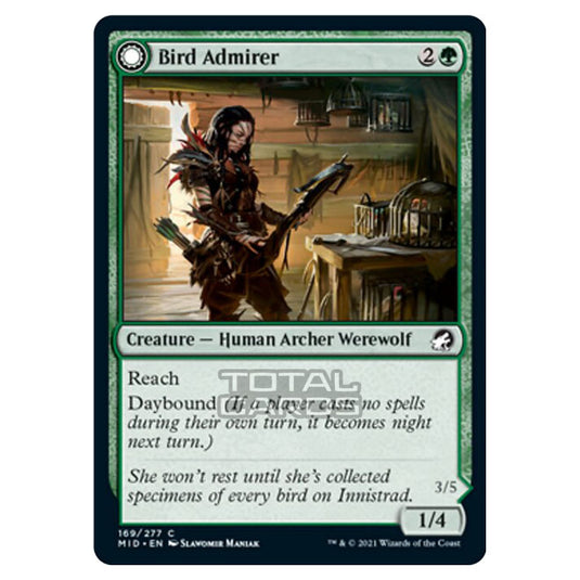 Magic The Gathering - Innistrad - Midnight Hunt - Bird Admirer // Wing Shredder - 169/277