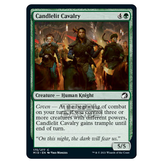 Magic The Gathering - Innistrad - Midnight Hunt - Candlelit Cavalry - 175/277