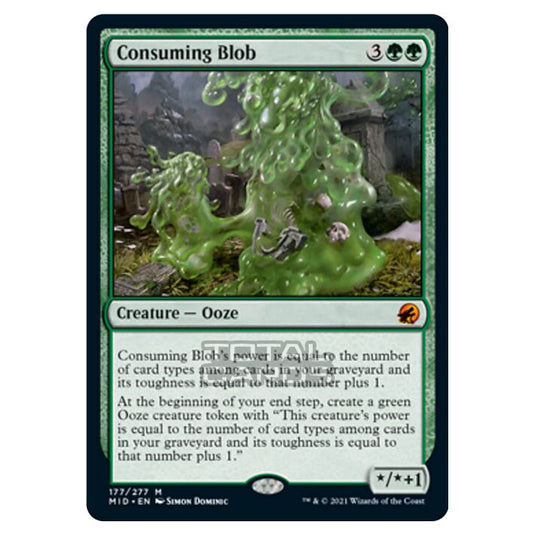 Magic The Gathering - Innistrad - Midnight Hunt - Consuming Blob - 177/277