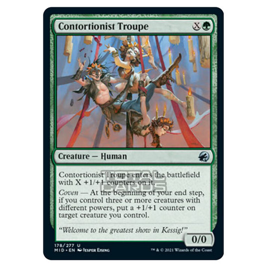 Magic The Gathering - Innistrad - Midnight Hunt - Contortionist Troupe - 178/277