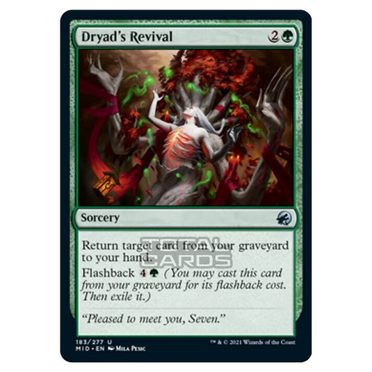 Magic The Gathering - Innistrad - Midnight Hunt - Dryad's Revival - 183/277