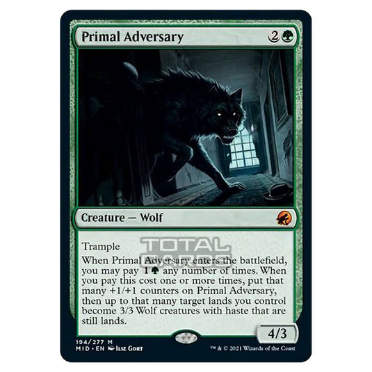 Magic The Gathering - Innistrad - Midnight Hunt - Primal Adversary - 194/277