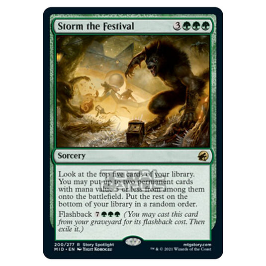 Magic The Gathering - Innistrad - Midnight Hunt - Storm the Festival - 200/277