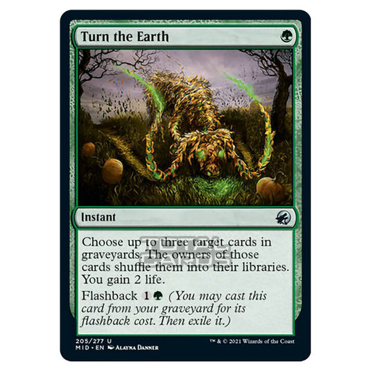 Magic The Gathering - Innistrad - Midnight Hunt - Turn the Earth - 205/277