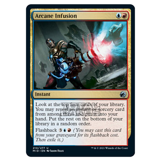 Magic The Gathering - Innistrad - Midnight Hunt - Arcane Infusion - 210/277