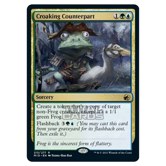 Magic The Gathering - Innistrad - Midnight Hunt - Croaking Counterpart - 215/277