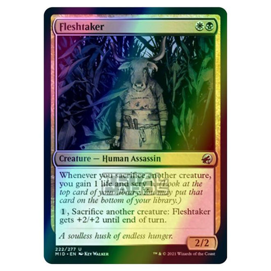 Magic The Gathering - Innistrad - Midnight Hunt - Fleshtaker - 222/277 (Foil)