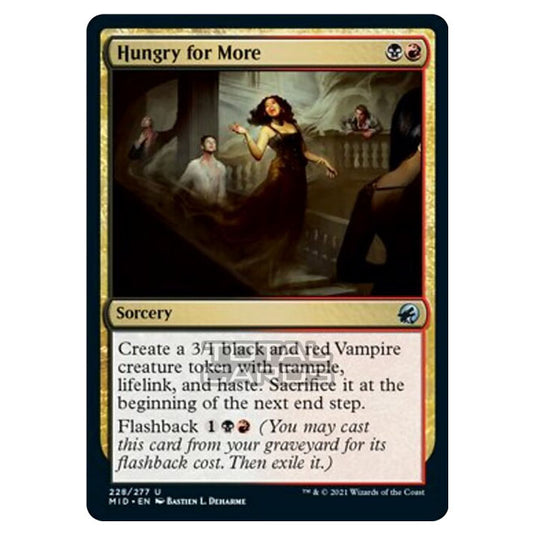 Magic The Gathering - Innistrad - Midnight Hunt - Hungry for More - 228/277