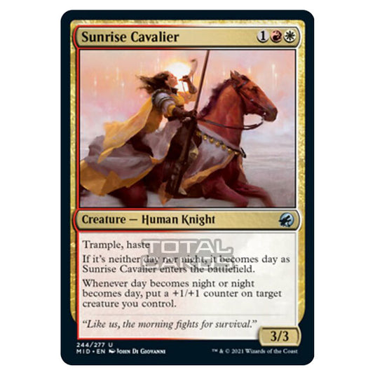 Magic The Gathering - Innistrad - Midnight Hunt - Sunrise Cavalier - 244/277