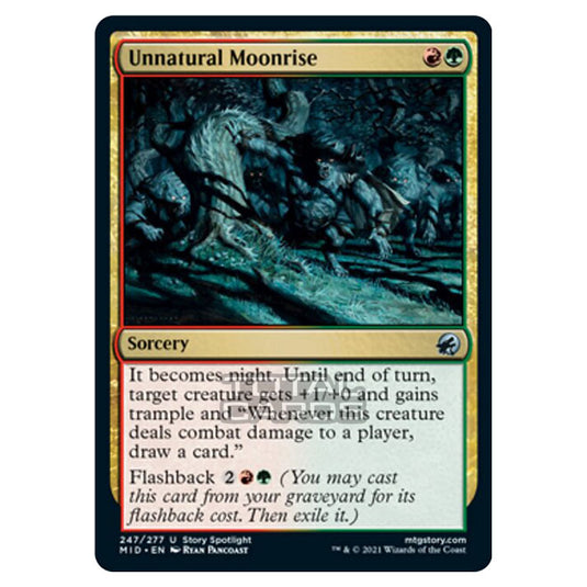 Magic The Gathering - Innistrad - Midnight Hunt - Unnatural Moonrise - 247/277