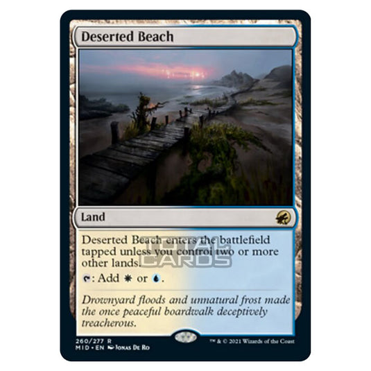 Magic The Gathering - Innistrad - Midnight Hunt - Deserted Beach - 260/277