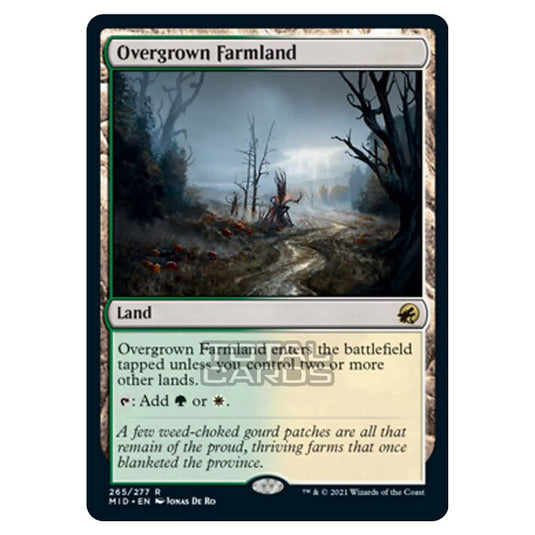 Magic The Gathering - Innistrad - Midnight Hunt - Overgrown Farmland - 265/277