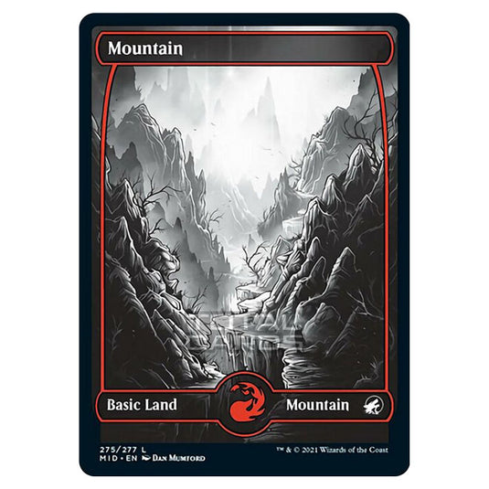 Magic The Gathering - Innistrad - Midnight Hunt - Mountain - 275/277