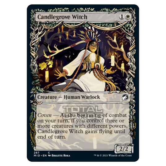 Magic The Gathering - Innistrad - Midnight Hunt - Candlegrove Witch - 287/277