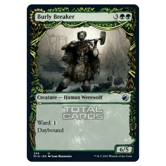 Magic The Gathering - Innistrad - Midnight Hunt - Burly Breaker // Dire-Strain Demolisher - 299/277