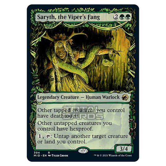 Magic The Gathering - Innistrad - Midnight Hunt - Saryth, the Viper's Fang - 304/277