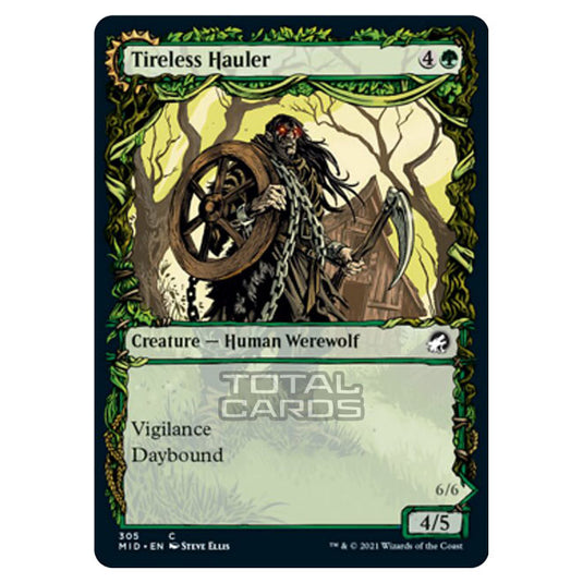 Magic The Gathering - Innistrad - Midnight Hunt - Tireless Hauler // Dire-Strain Brawler - 305/277